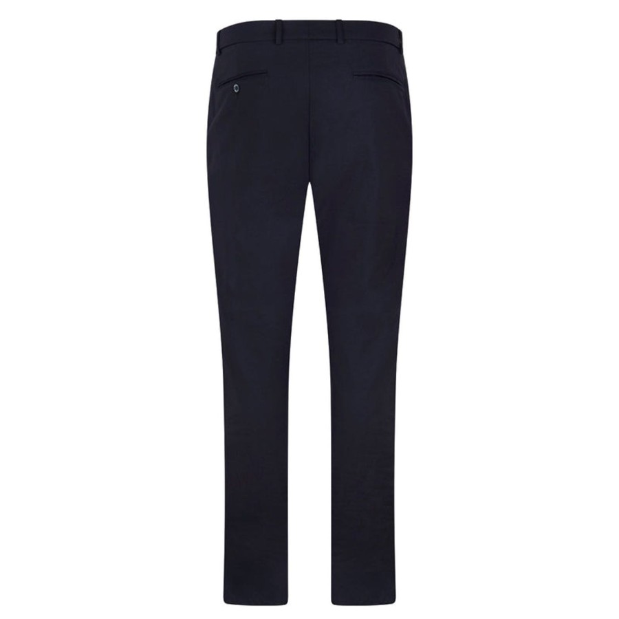 Vetements Golfino Pantalons | Pantalon En Stretch Technique Navy Homme