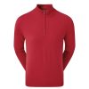 Vetements FootJoy Pulls Et Sweats | Pullover En Laine 1/2 Zip Red Homme