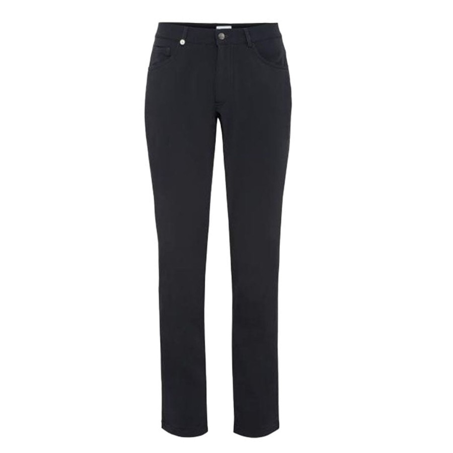 Vetements Golfino Pantalons | Pantalon Thermo Stretch Black Homme