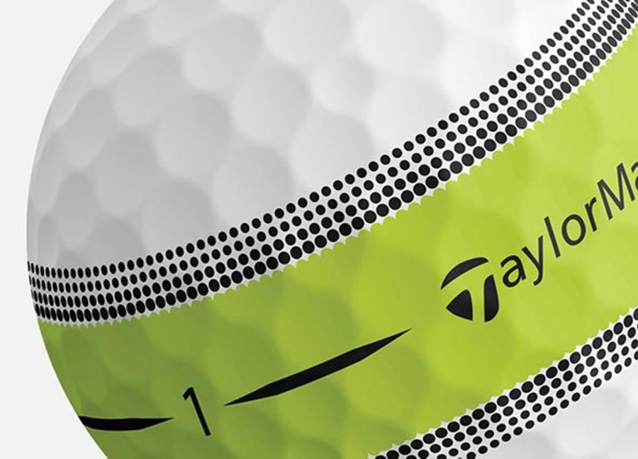 Balles TaylorMade Balles De Golf Taylormade | 12 Balles De Golf Tour Response Stripe