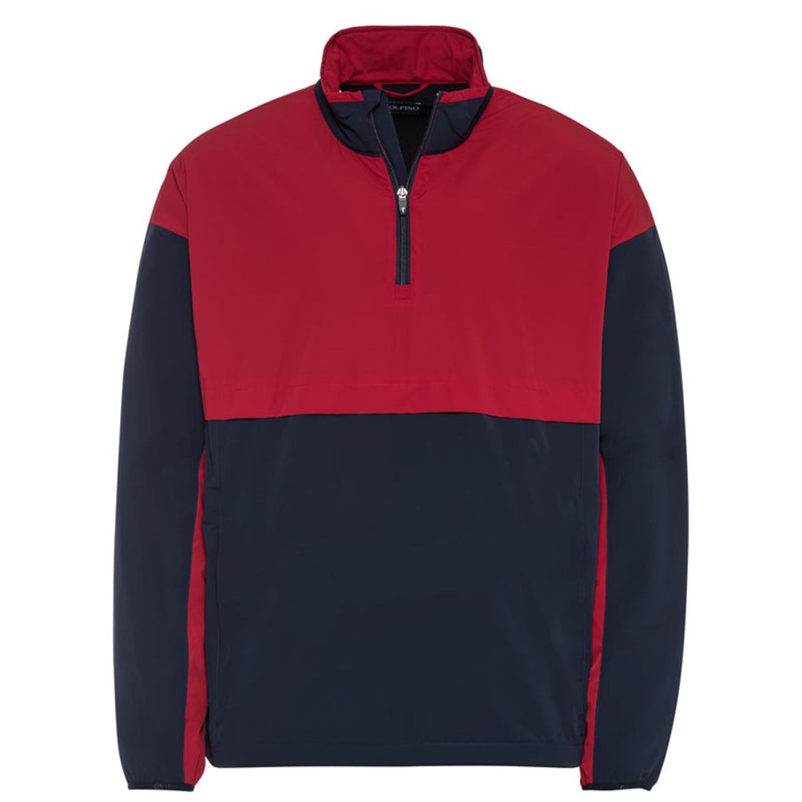 Vetements Golfino Tenues De Pluie | Veste Deperlante Crimson Homme