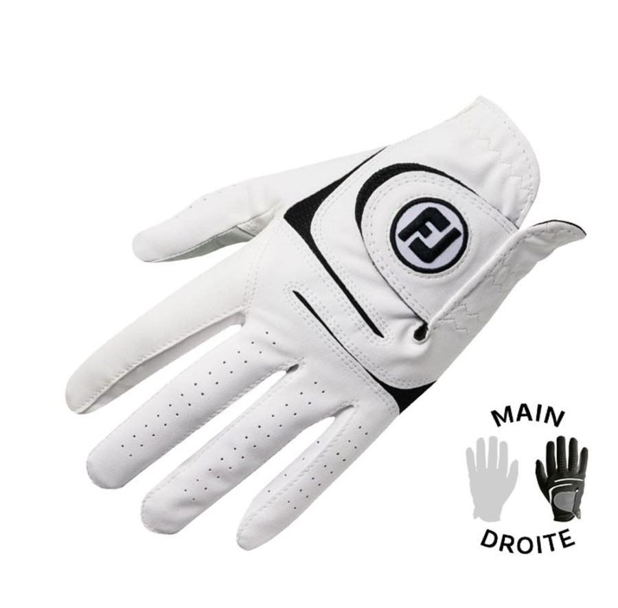 Gants FootJoy Gants De Golf Homme | Gant Weathersof 66246 Blanc Homme