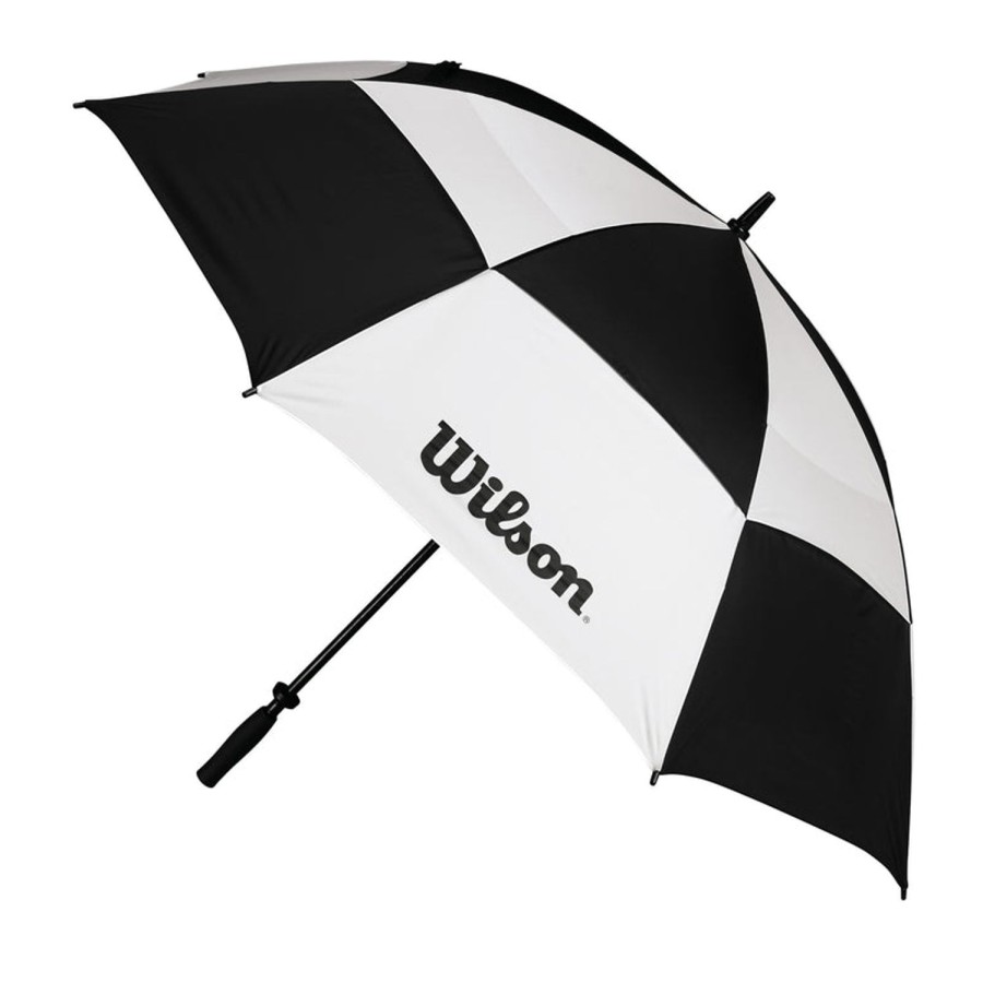 Accessoires & Montres Wilson Parapluies | Parapluie Double Canopee Black & White 62" (157Cm)