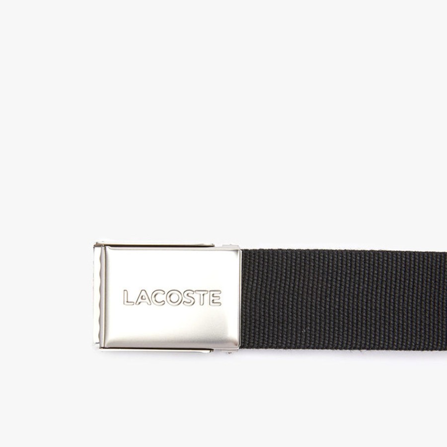 Vetements Lacoste Ceintures | Ceinture Noir Homme