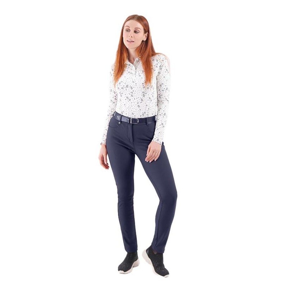 Vetements Chervo Pantalons | Pantalon Singolo Blue Femme