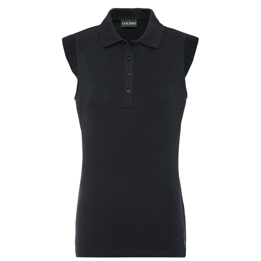 Vetements Golfino Polos | Polo Sm Slim Fit 6335721E1 Marine/580 Femme