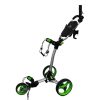 Chariots Axglo Chariots De Golf Manuels | Trilite Gris Vert (3 Roues)