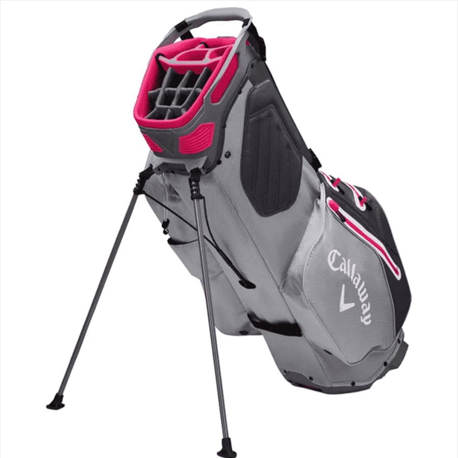 Sacs Callaway Golf Sacs De Golf Trepied | Sac Trepied Fairway 14 Hd Stand Bag Charcoal Silver Pink