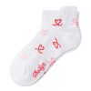 Vetements Daily Sports Chaussettes | 3 Paires De Chaussettes Heart White Femme