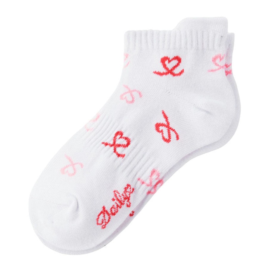 Vetements Daily Sports Chaussettes | 3 Paires De Chaussettes Heart White Femme