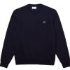 Vetements Lacoste Pulls Et Sweats | Sweat En Molleton Marine Homme