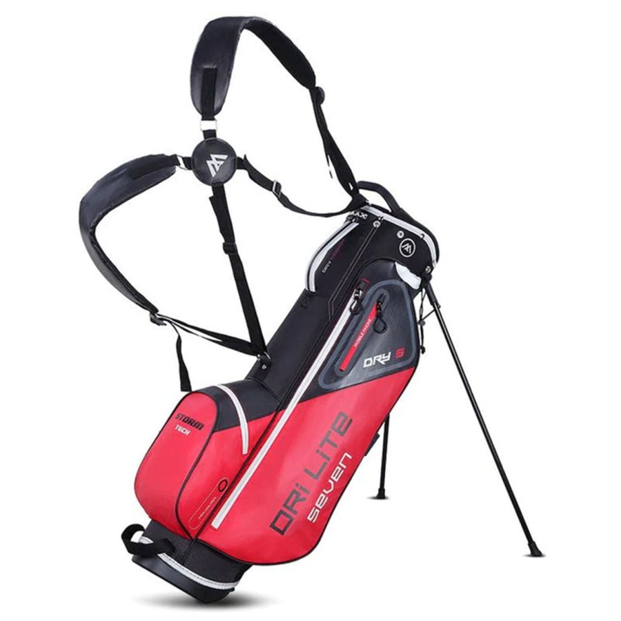 Sacs Bigmax Sacs De Golf Trepied | Sac Trepied Drilite Seven Red Black