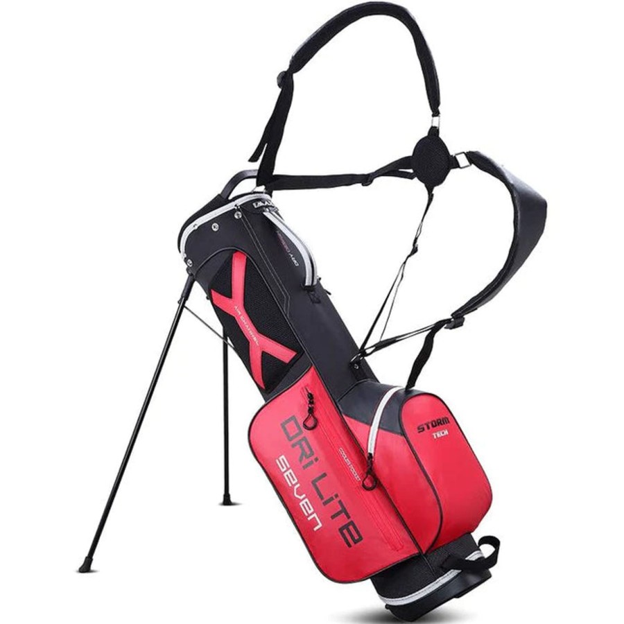 Sacs Bigmax Sacs De Golf Trepied | Sac Trepied Drilite Seven Red Black