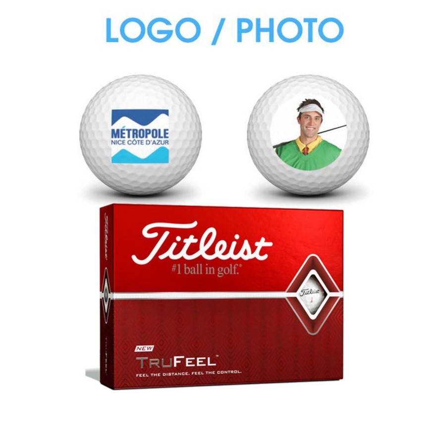 Balles Titleist Balles De Golf Personnalisees | 12 X12 Balles Dt Trufeel Logotees