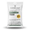 Accessoires & Montres Masters Tees | 110 Tees 2 3/4 Bamboo Bumper Pack White (70Mm)