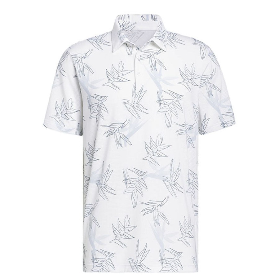 Vetements Adidas Polos | Polo En Maille Oasis White Homme