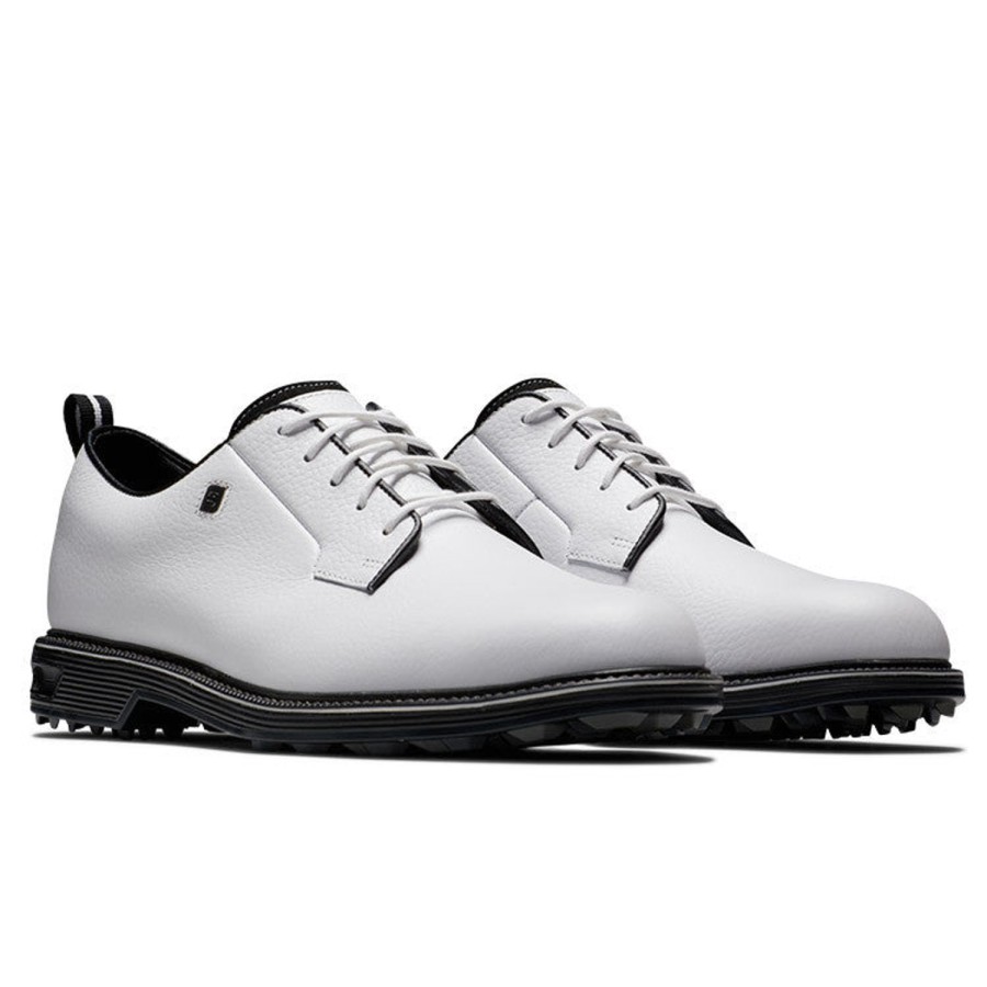 Chaussures FootJoy Chaussures De Golf Homme | Premiere Series Field 54327 White/Black Homme