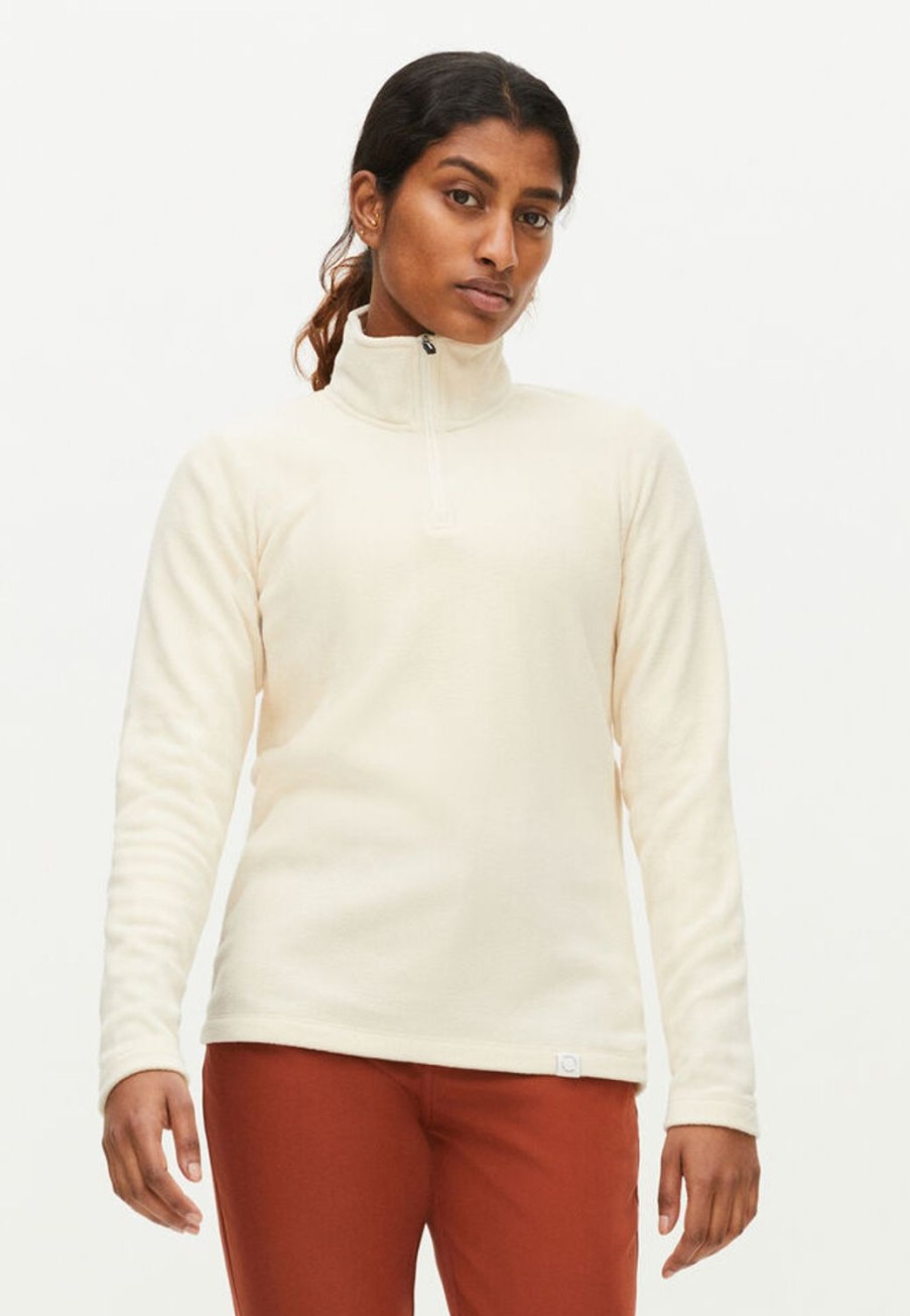 Vetements Rohnisch Pulls Et Sweats | Polaire Light Fleece 111262 H3 White Swan Femme