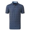 Vetements FootJoy Polos | Polo Travel Print Marine Homme