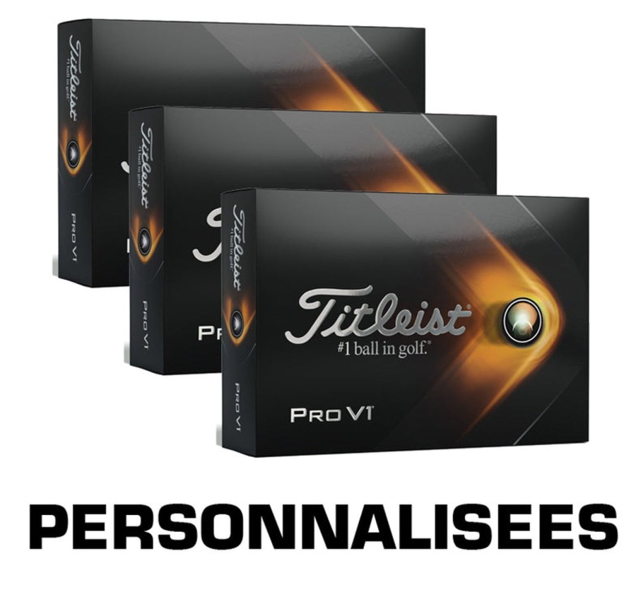 Balles Titleist Balles De Golf Personnalisees | 3X12 Balles Prov1 Personnalisees