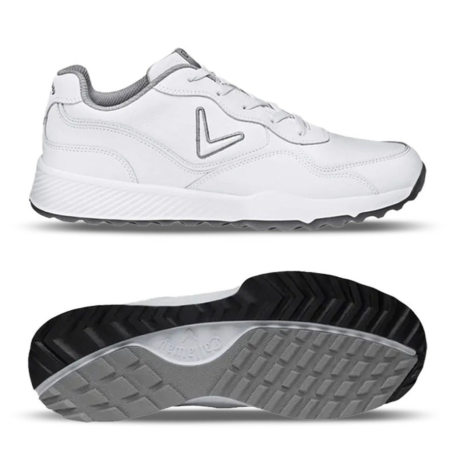 Chaussures Callaway Golf Chaussures De Golf Homme | Chev The 82 M587/55 White Grey Homme