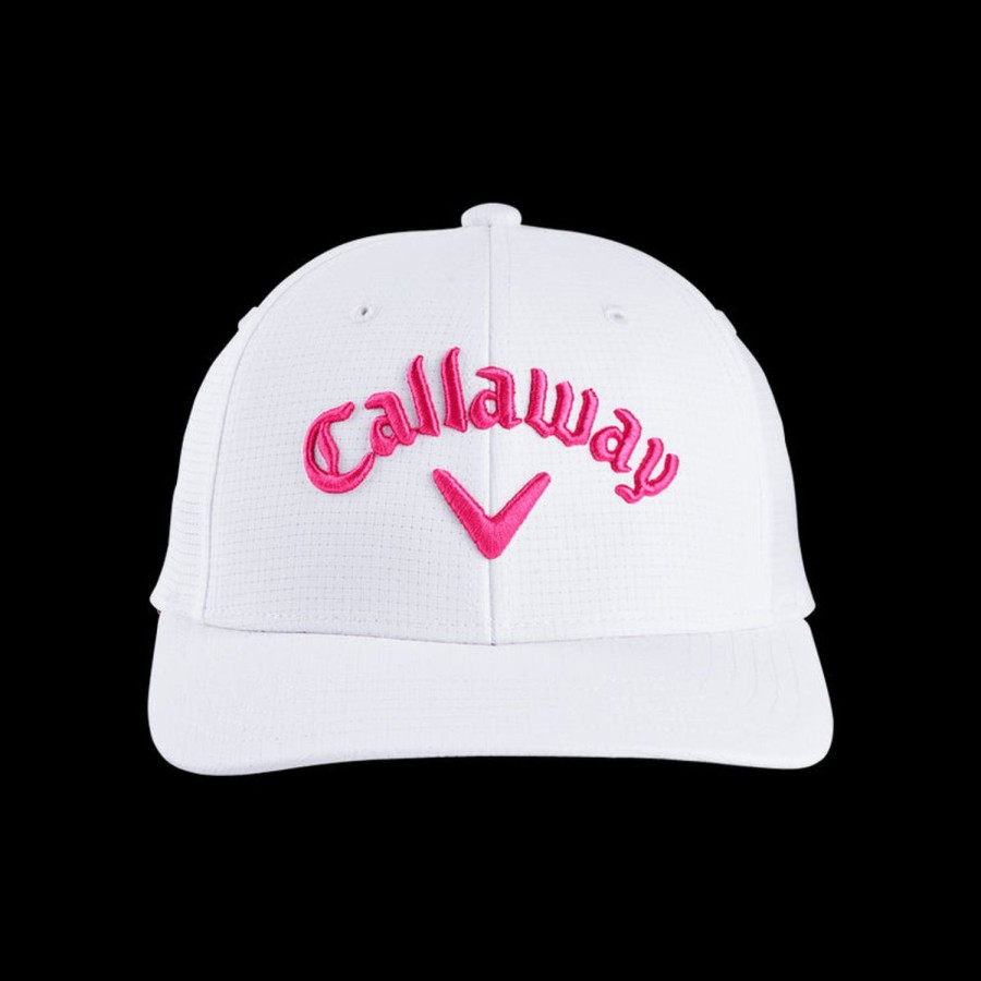 Vetements Callaway Golf Casquettes, Chapeaux Et Visieres | Casquette Tour Junior White Pink