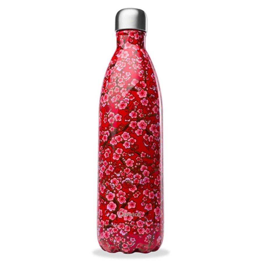 Accessoires & Montres Qwetch Gourdes Et Bouteilles | Bouteille Isotherme Flowers Rouge