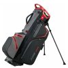 Sacs Bennington Sacs De Golf Trepied | Sac Trepied Zone 14 Waterproof Black Canon Grey Red