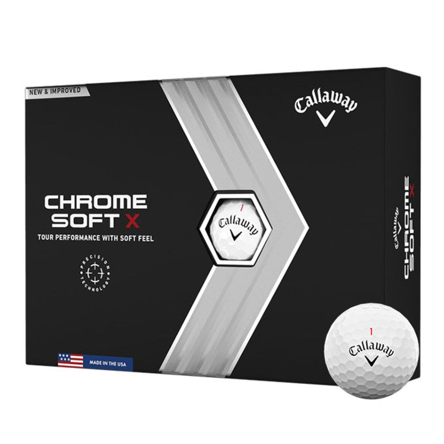 Balles Callaway Golf Balles De Golf Callaway | 12 Balles De Golf Chrome Soft X