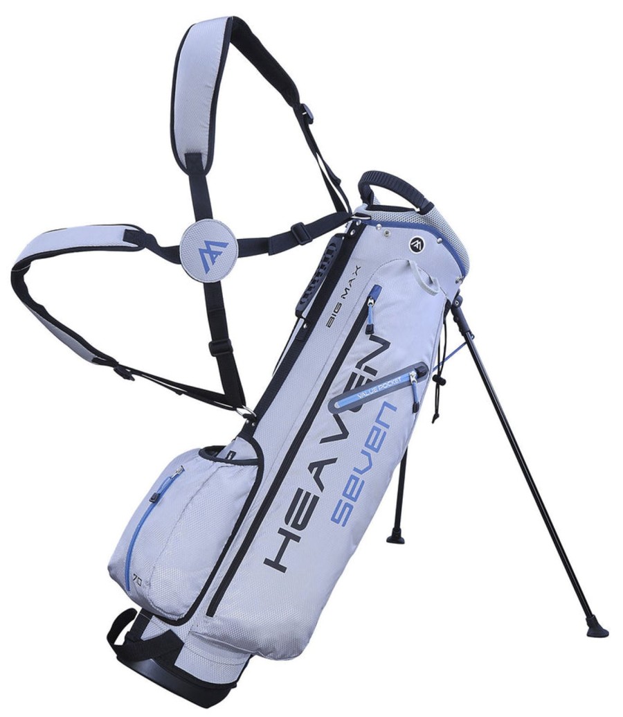 Sacs Bigmax Sacs De Golf Trepied | Sac Trepied Heaven 7 Argent/Marine