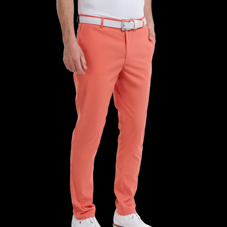 Vetements FootJoy Pantalons | Pantalon Fj Slim Fit Corail Homme