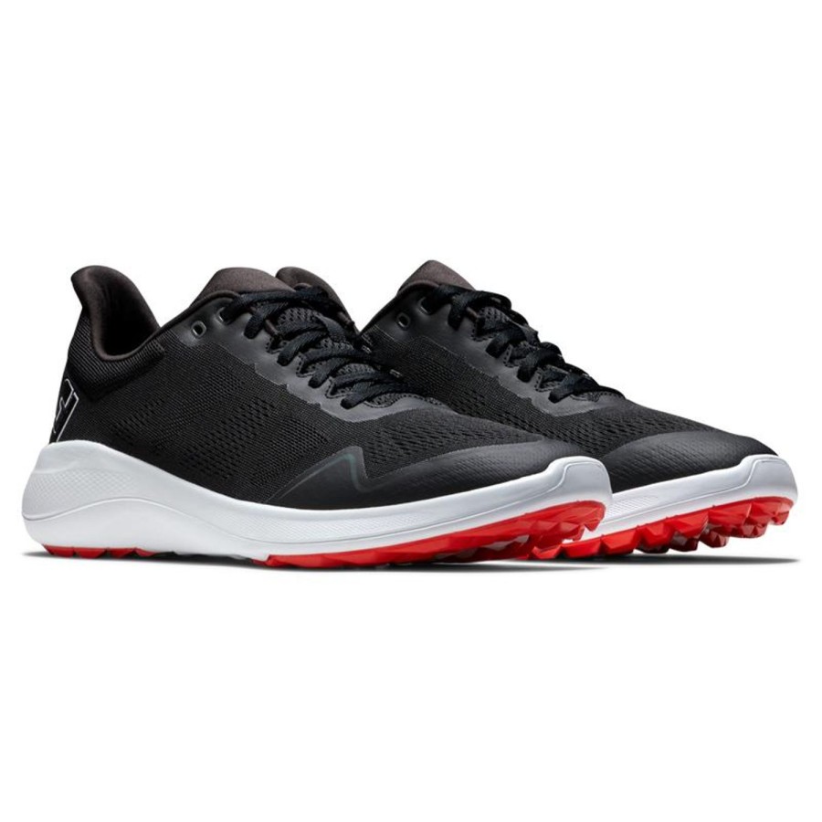 Chaussures FootJoy Chaussures De Golf Homme | Flex 56141 Black Homme