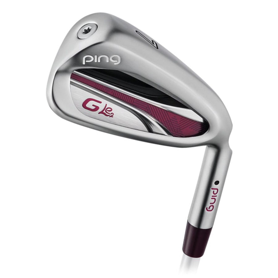 Clubs Ping Fers De Golf A L'Unite | Fer A L'Unite G Le2 Graphite Femme | Gaucher