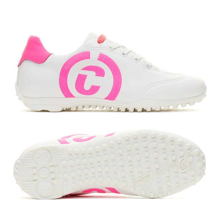 Chaussures Duca Del Cosma Chaussures De Golf Femme | Queenscup 122001 Blanc Femme