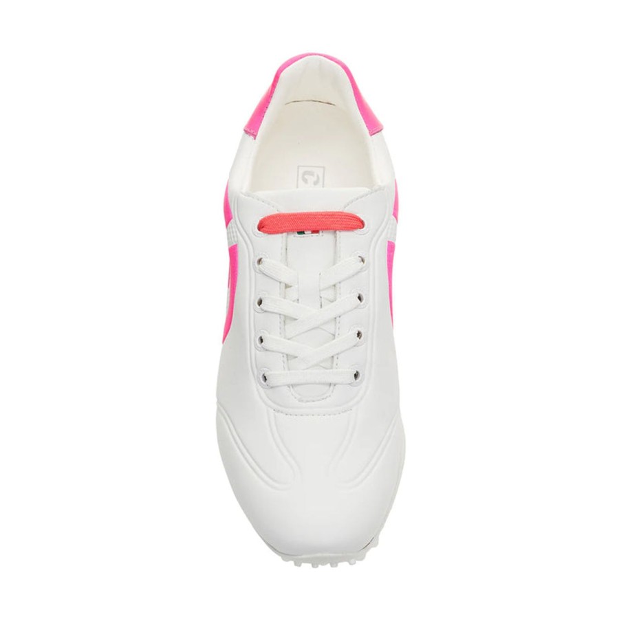 Chaussures Duca Del Cosma Chaussures De Golf Femme | Queenscup 122001 Blanc Femme