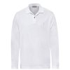 Vetements Golfino Polos | Polo Manches Longues The Mallorca White Homme