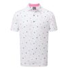 Vetements FootJoy Polos | Polo Homme Imprime Crustaces White