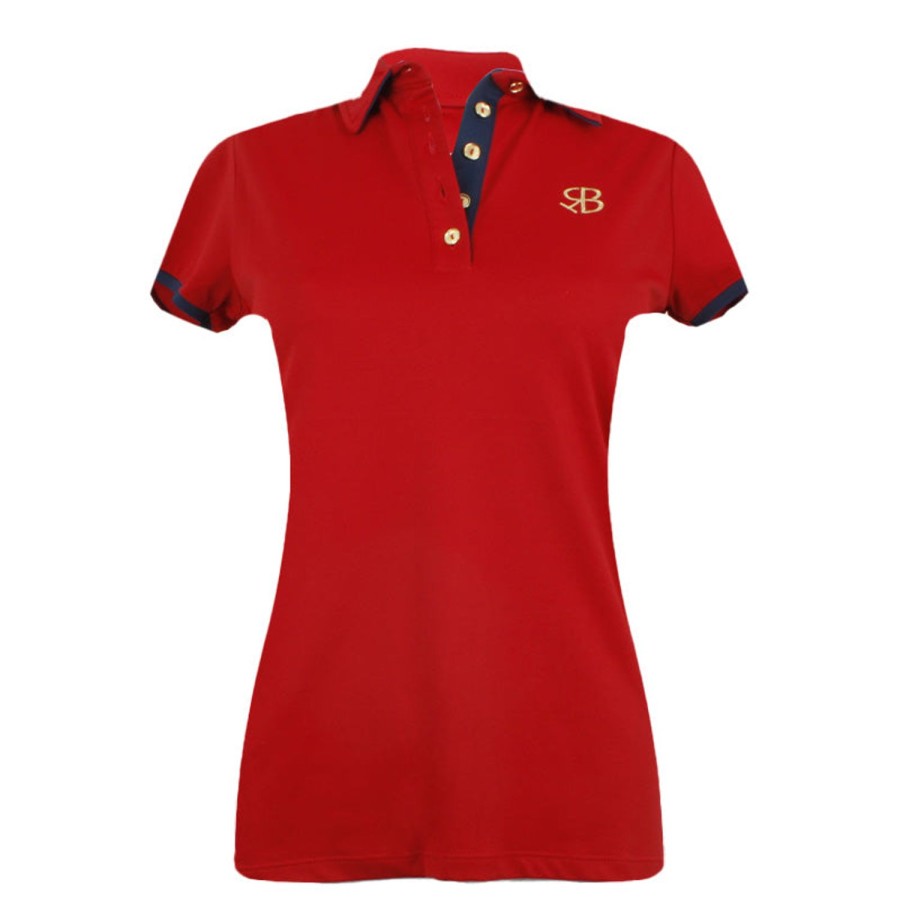 Vetements Chiberta Polos | Polo Groix Red 52 Femme