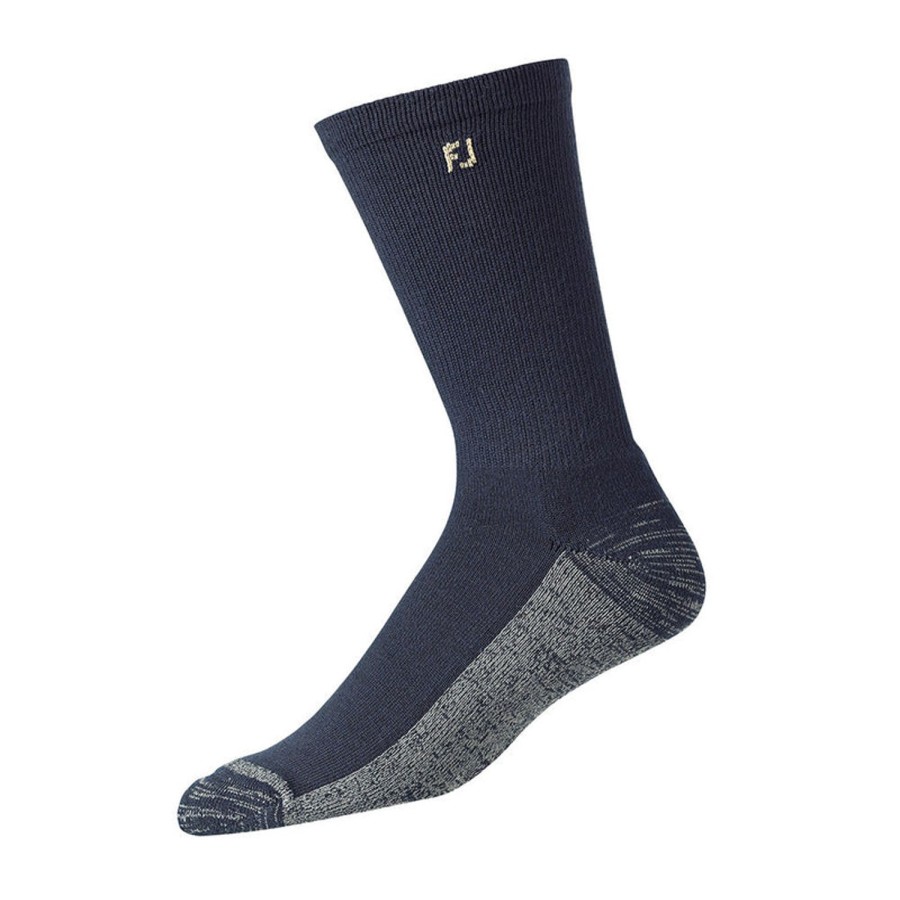 Vetements FootJoy Chaussettes | 2 Paires De Chaussettes Fj Prodry Crew Bleu Marine Homme