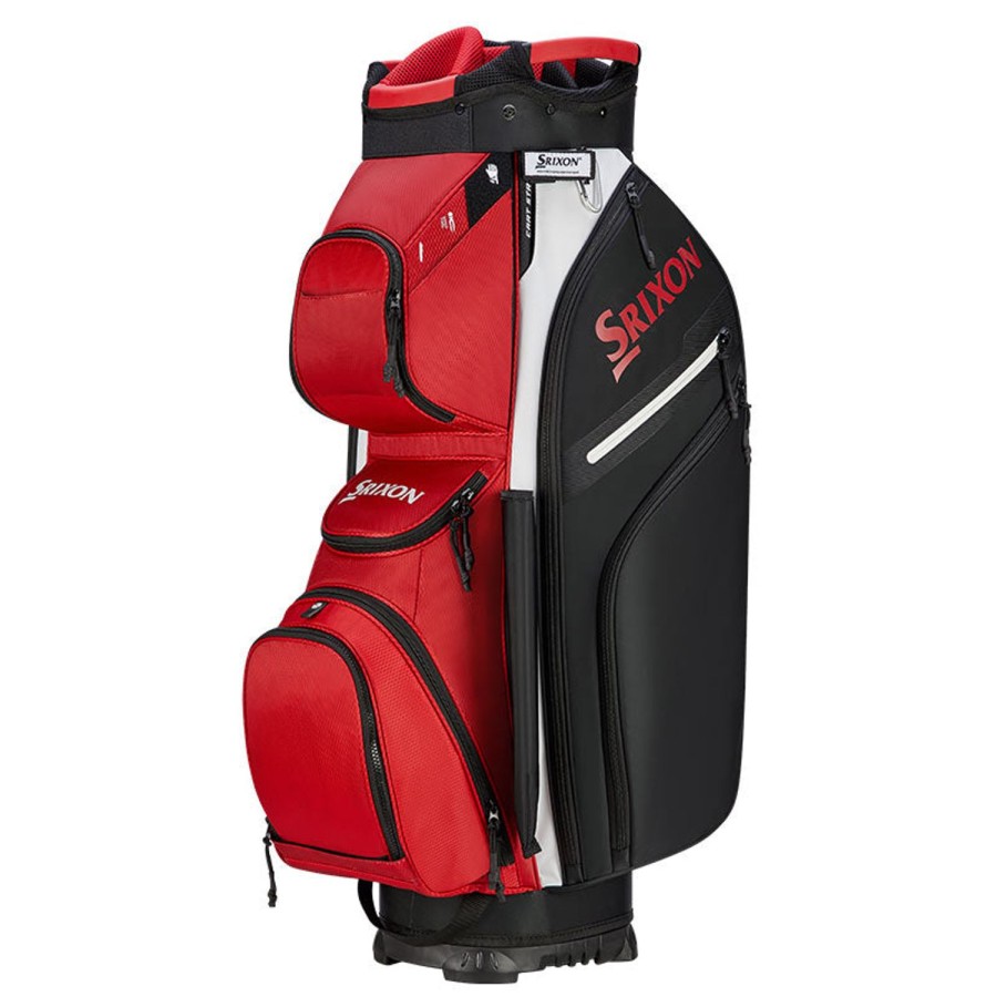 Sacs Srixon Sacs De Golf Chariot | Sac Chariot Premium Red Black White