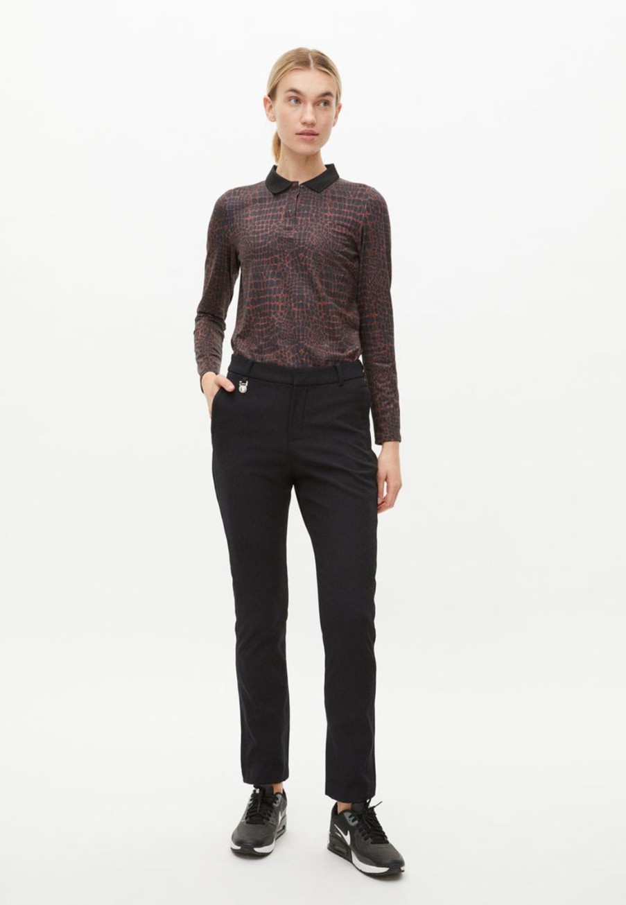 Vetements Rohnisch Polos | Polo Sia Brown Crocco 110752 H3 Femme