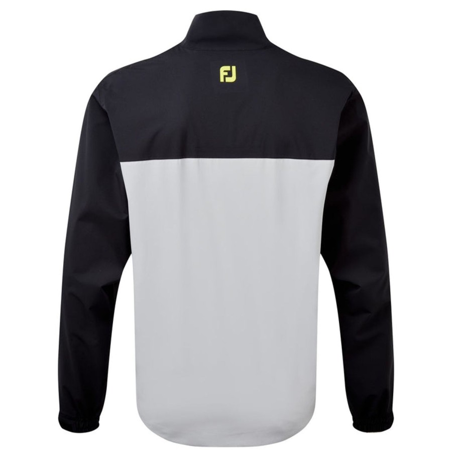 Vetements FootJoy Tenues De Pluie | Veste De Pluie Fj Hydrolite Noir/Gris/Lime Homme