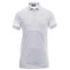 Vetements J.Lindeberg Polos | Polo Tour Tech Print Gmjt05562E2 Blanc/Gris/U217 Homme