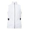 Vetements Rohnisch Veste Et Coupe-Vent | Gilet Coupe Vent Sans Manches Miles Pure White Femme