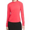 Vetements Nike Golf Polos | Polo Ml Dri Fit Uv Victory Da3173Rouge Femme