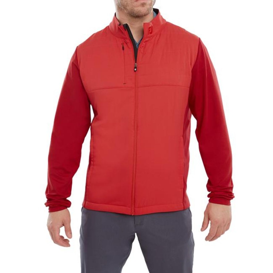 Vetements FootJoy Vestes Et Coupe-Vent | Veste Hybride Fj Red Homme