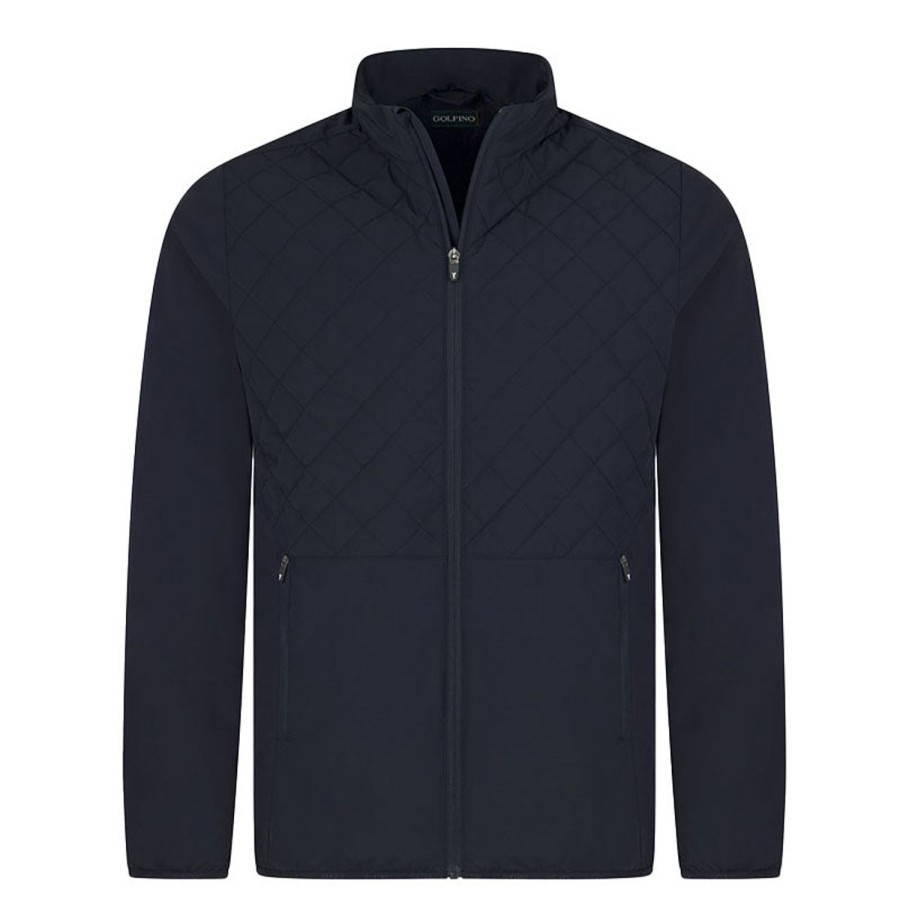 Vetements Golfino Vestes Et Coupe-Vent | Veste Triple Fonction Navy Homme