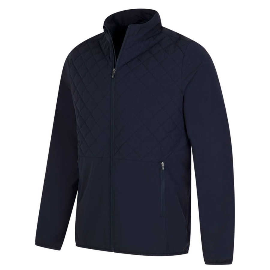 Vetements Golfino Vestes Et Coupe-Vent | Veste Triple Fonction Navy Homme