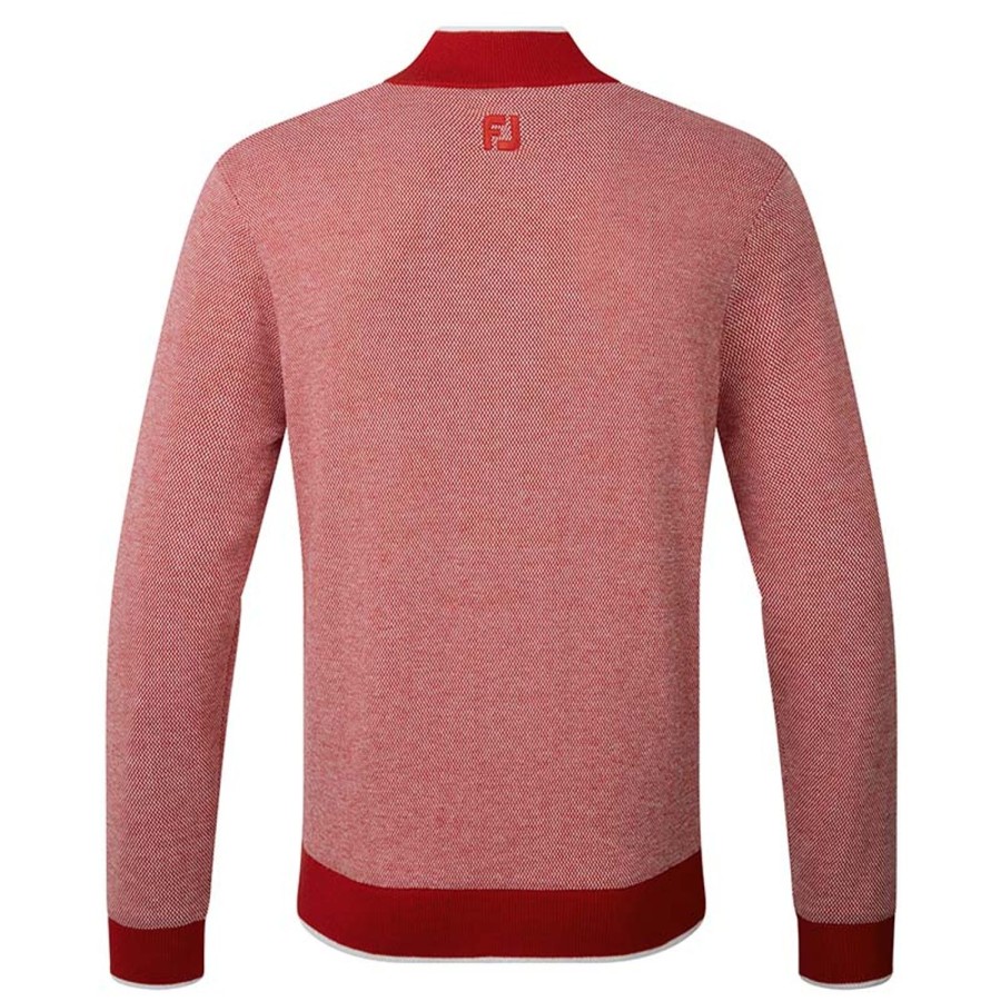 Vetements FootJoy Vestes Et Coupe-Vent | Pullover Full-Zip Double Red Homme