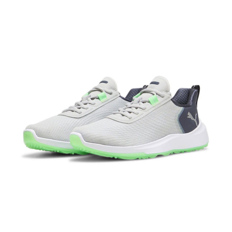 Chaussures Puma Chaussures De Golf Homme | Fusion Crush Sport Grey Green Homme